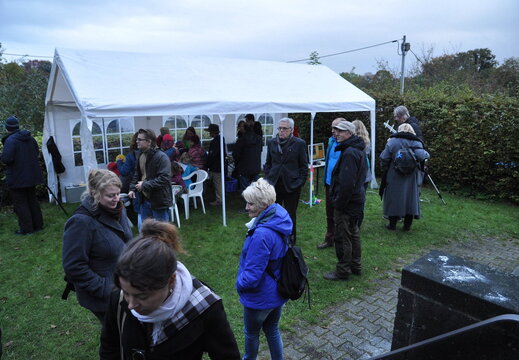 Besucher am Nachmittag